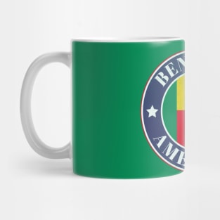 Proud Beninese-American Badge - Benin Flag Mug